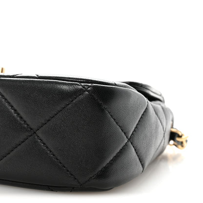 Chanel Lambskin Quilted Small CC Links Flap Black 10 of 11
