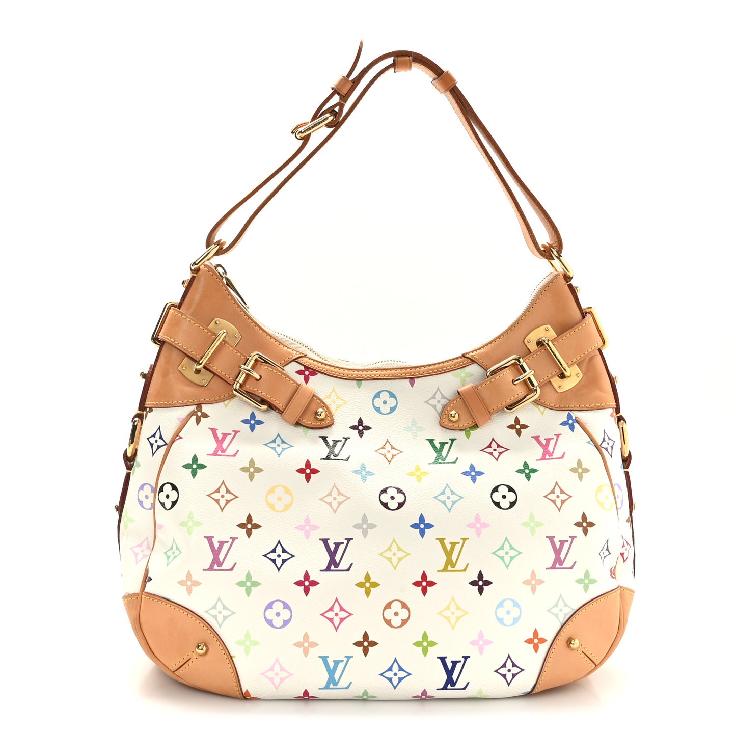 Monogram Multicolor Greta White