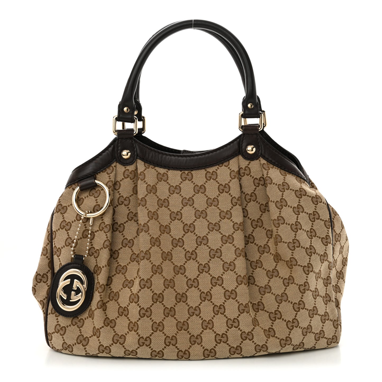 Monogram Medium Sukey Tote Dark Brown
