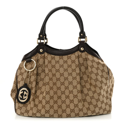 Gucci Monogram Medium Sukey Tote Dark Brown 1 of 13