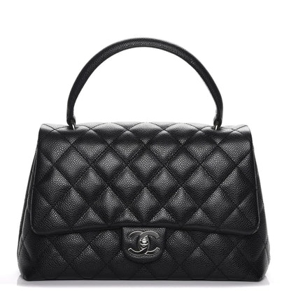 Chanel Caviar Quilted Medium Kelly Flap Bag Black 1 of 8