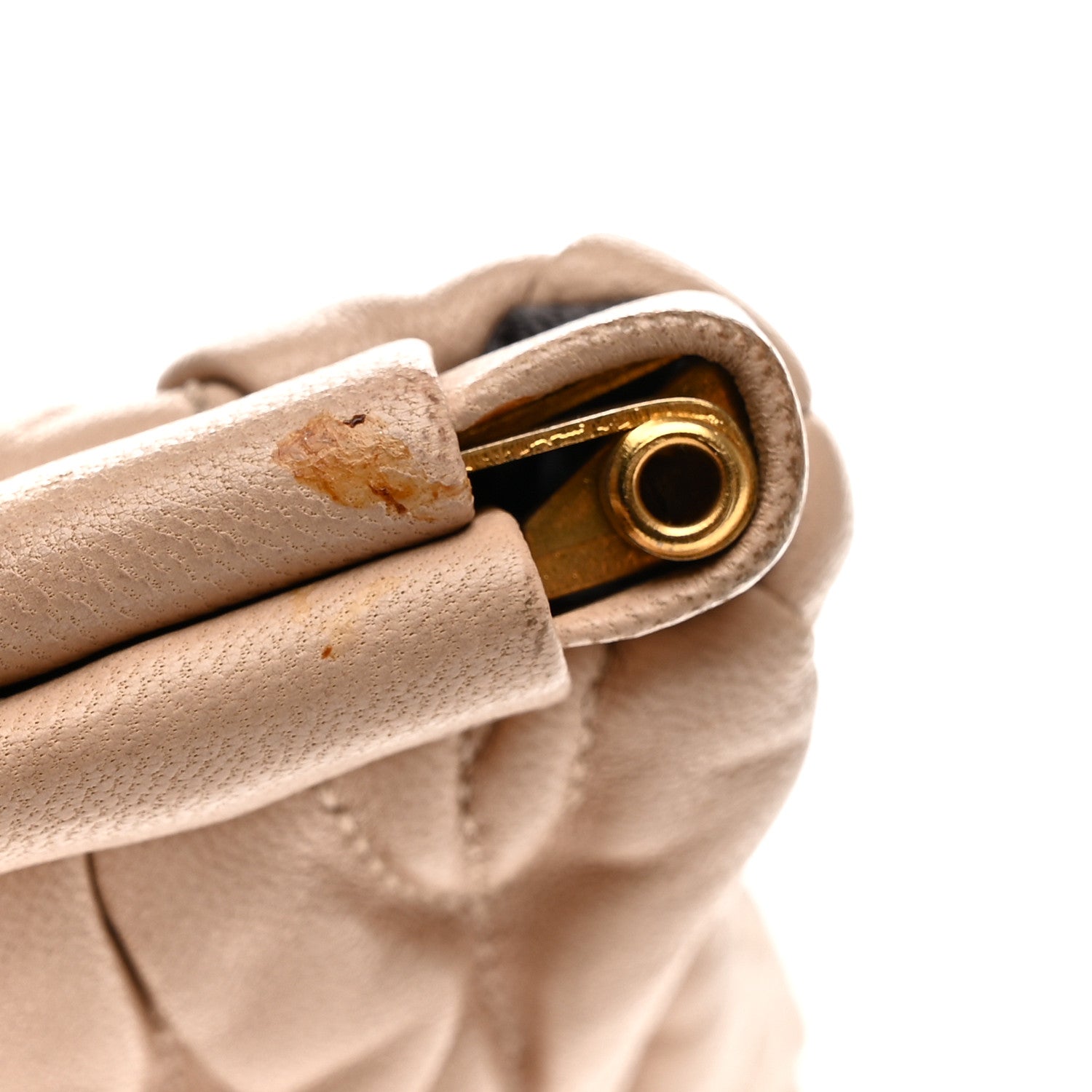 Miu Miu Nappa Matelasse Clutch Cammeo 9 of 10