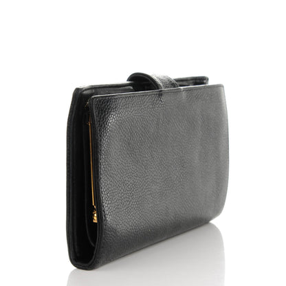 Chanel Caviar Timeless CC French Wallet Black 3 of 10