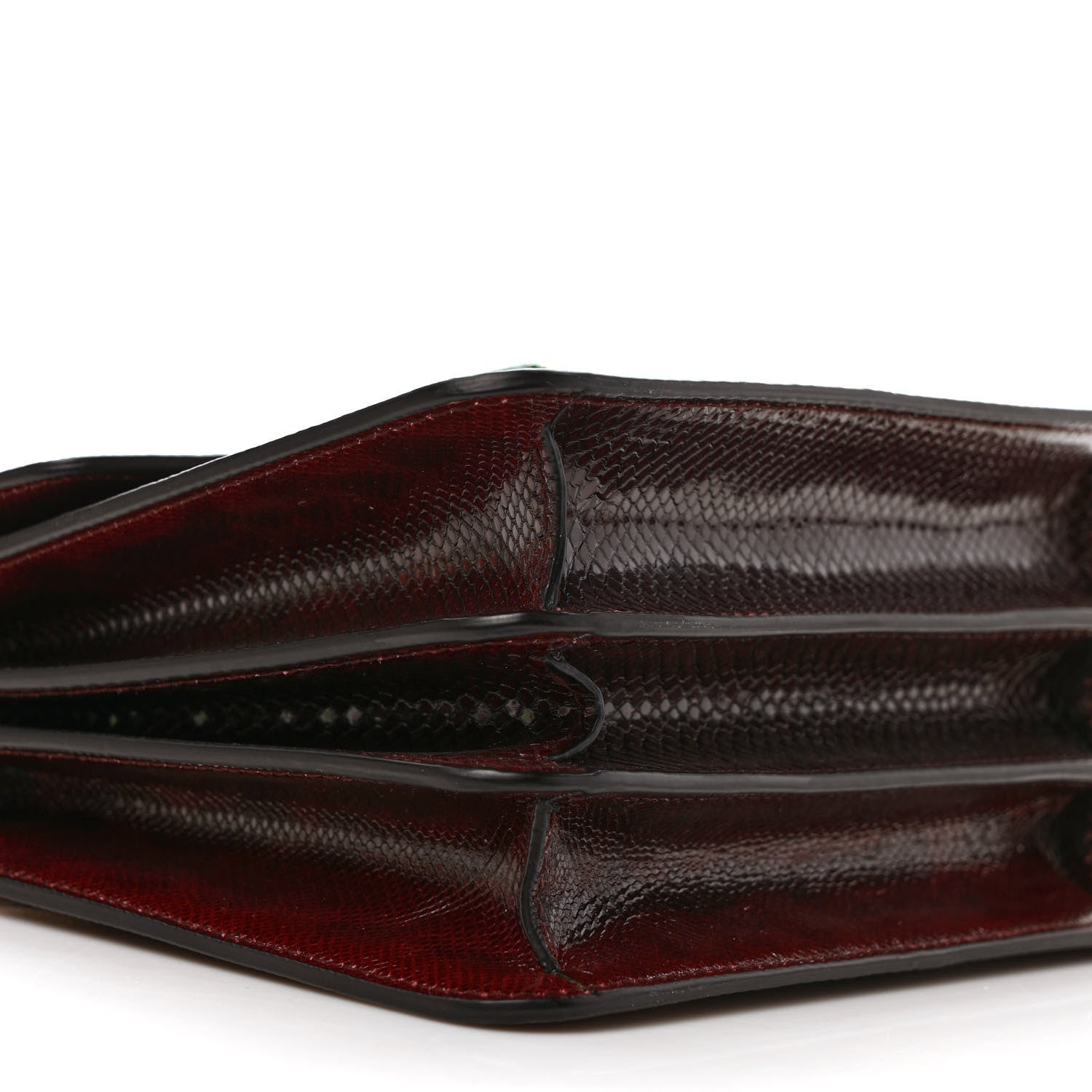 Bulgari Shiny Karung Serpenti Forever Top Handle Dark Red 8 of 9