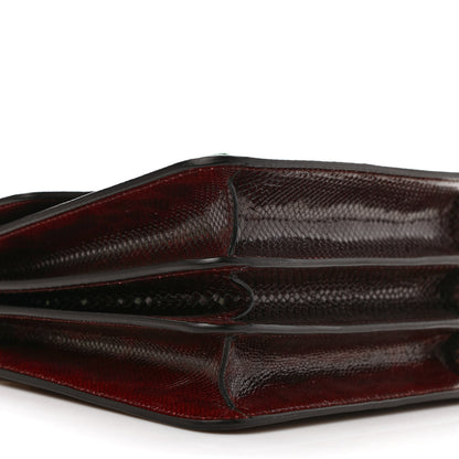 Bulgari Shiny Karung Serpenti Forever Top Handle Dark Red 8 of 9