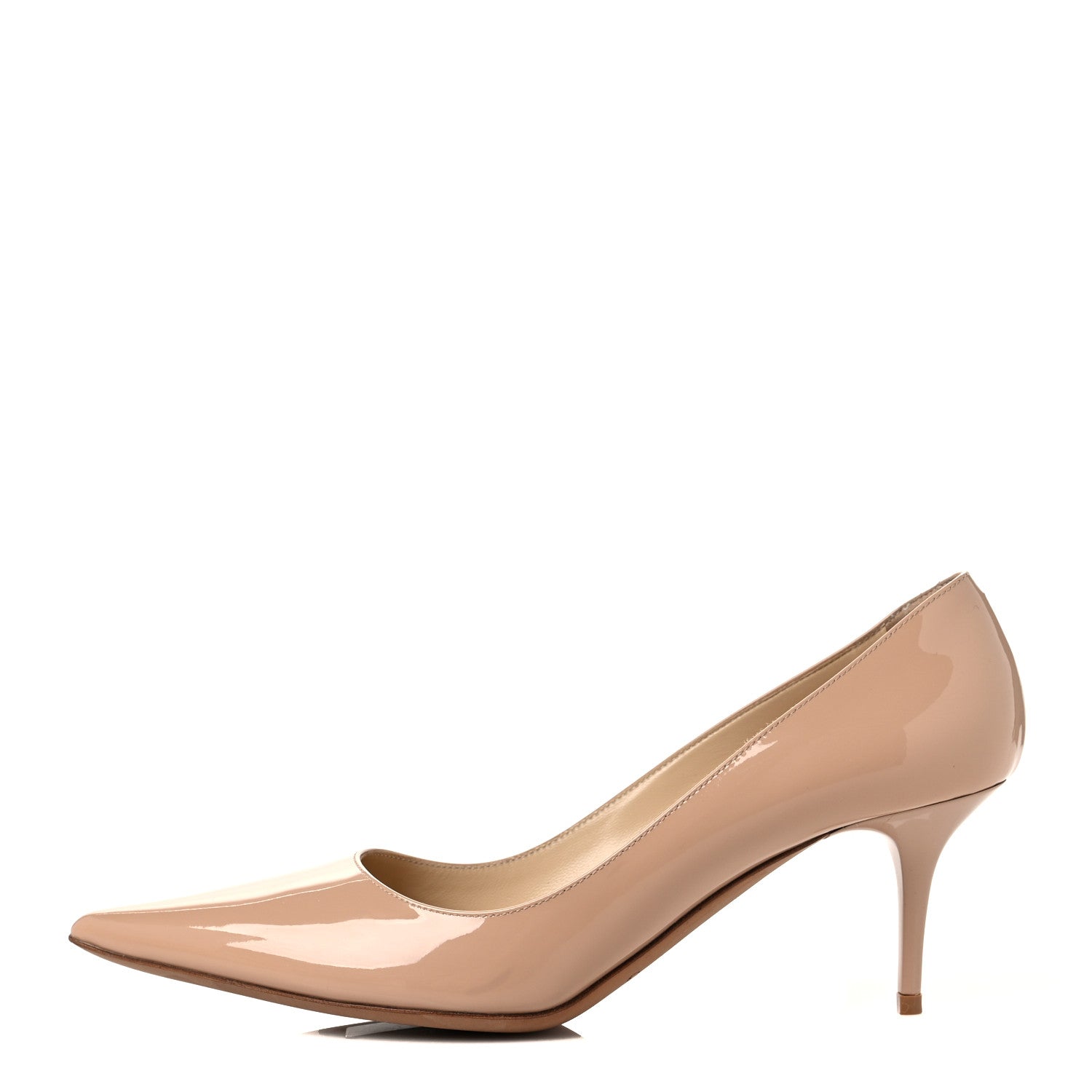 Jimmy Choo Patent Romy 60 Pumps 40 Nude 1 of 8