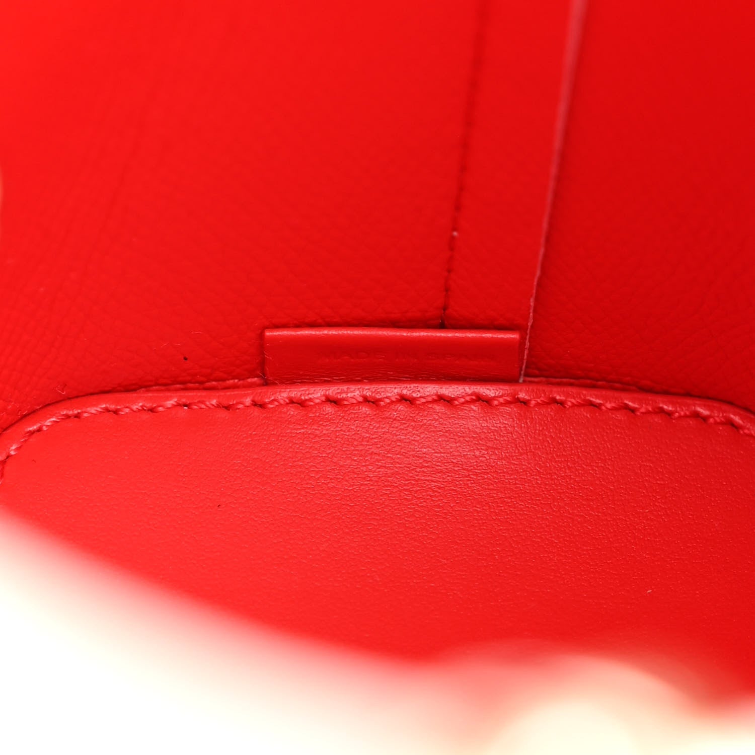 Christian Louboutin Patent Snakeskin Embossed Spiked Mini Cabarock Shopper Tote Leche 7 of 10