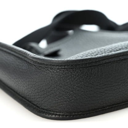 Hermes Taurillon Clemence Evelyne TPM Black 9 of 10