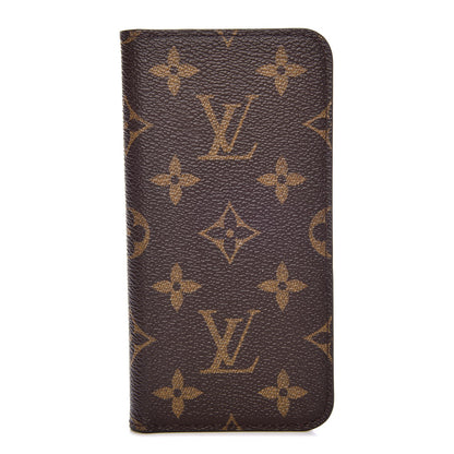 Louis Vuitton Monogram iPhone X Folio Case 1 of 10