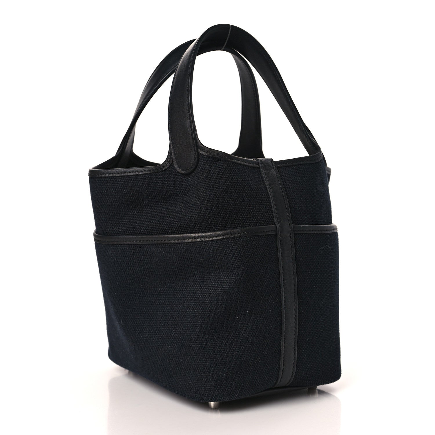 Hermes Toile Goeland Swift Cargo Picotin Lock 18 Black 3 of 10