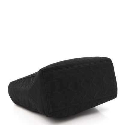 Christian Dior Nylon Cannage Stitched Medium Lady Dior Black 4 of 11