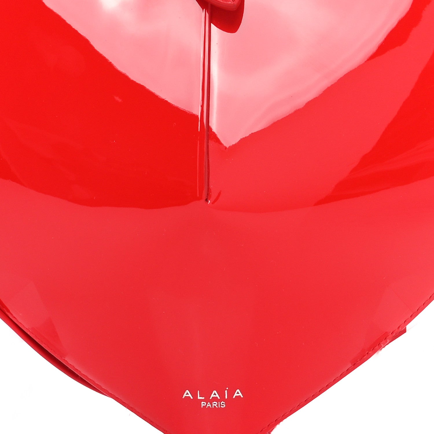 Alaia Patent Calfskin Le Coeur Bag Rouge Vermillon 7 of 10