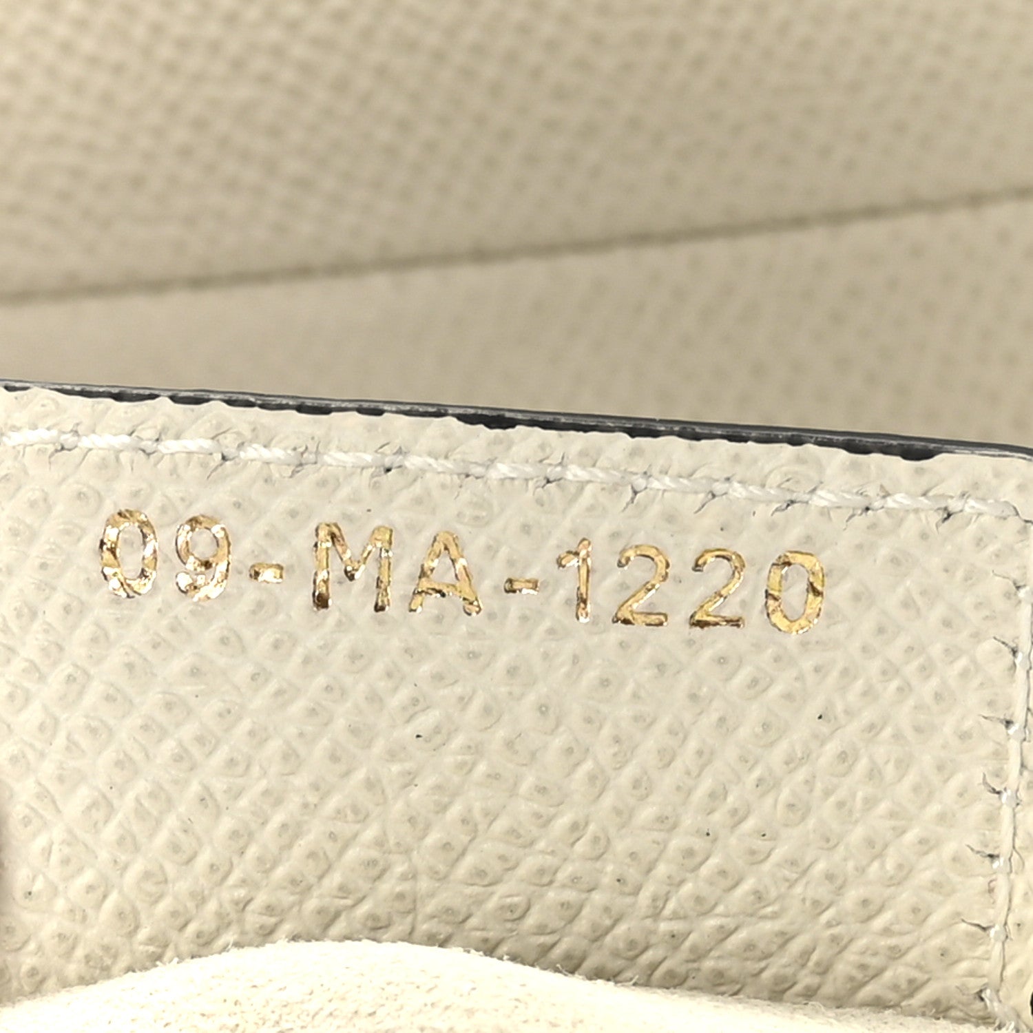 Christian Dior Grained Calfskin Saddle Bag White 7 of 9