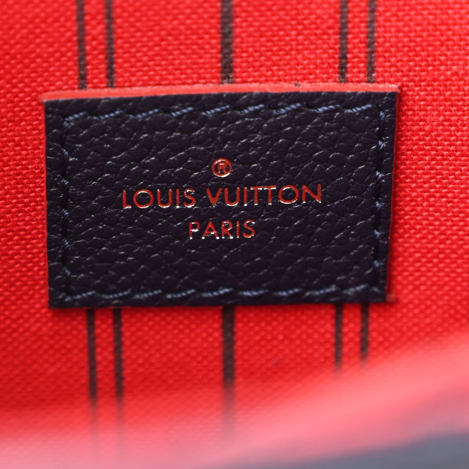 Louis Vuitton Empreinte Pochette Metis Marine Rouge 7 of 11