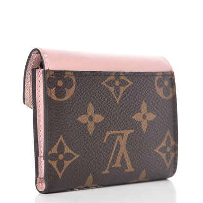 Louis Vuitton Monogram Zoe Wallet Rose Ballerine 3 of 12