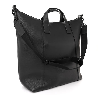 Balenciaga Calfskin Hourglass Zip Tote Black 3 of 12