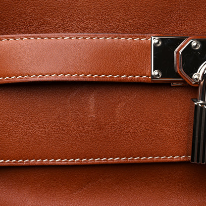 Hermes Veau Sikkim Kelly Relax 50 Gold 18 of 19