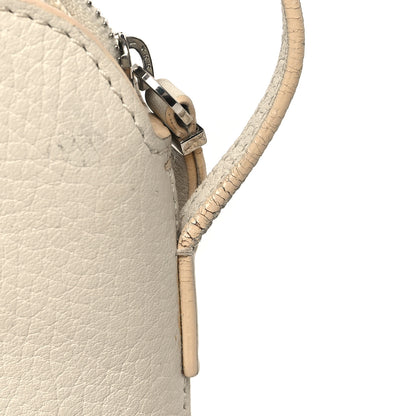 The Row Grained Calfskin Multi-Pouch Crossbody Bag Ivory 12 of 16