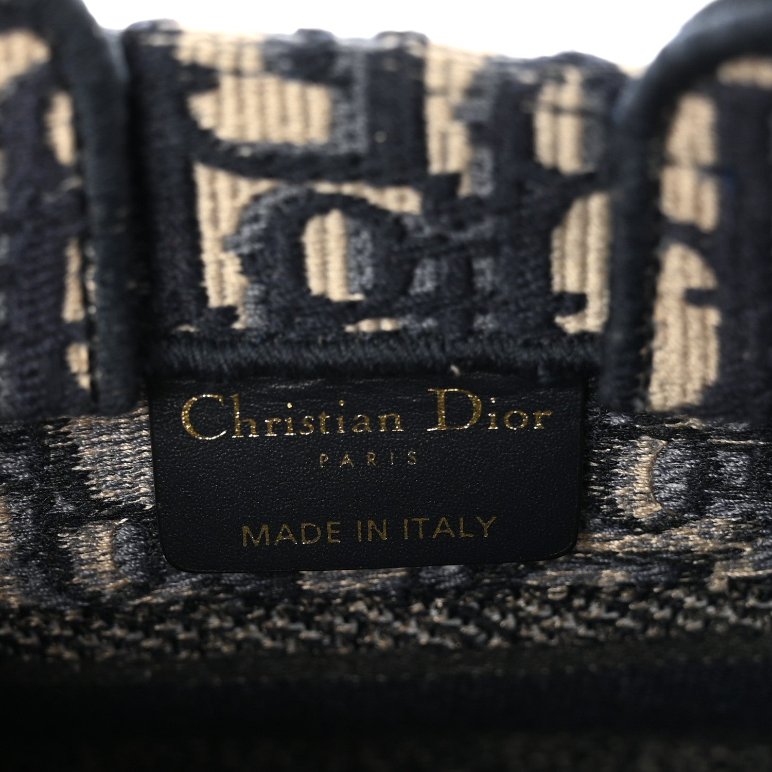 Christian Dior Oblique Mini Book Tote Phone Bag Blue 6 of 10