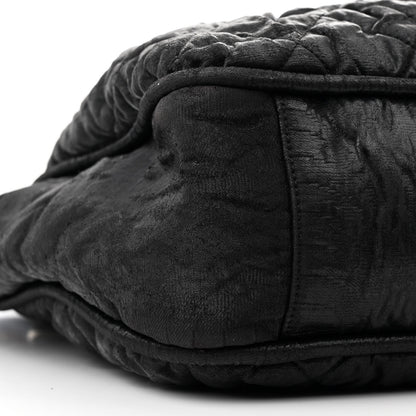 Chanel Crinkled Coated Canvas Le Marais Large Tote Black 9 of 12