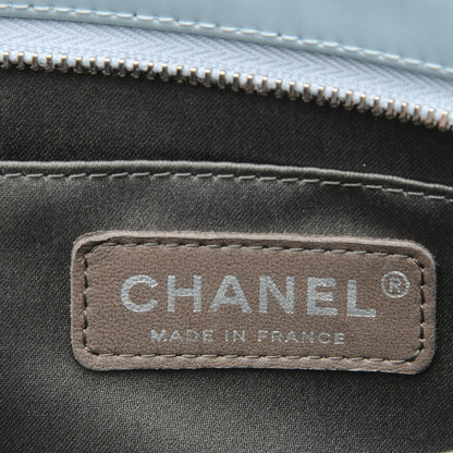 Chanel Patent Calfskin Lucky Symbols Pochette Light Blue 6 of 7