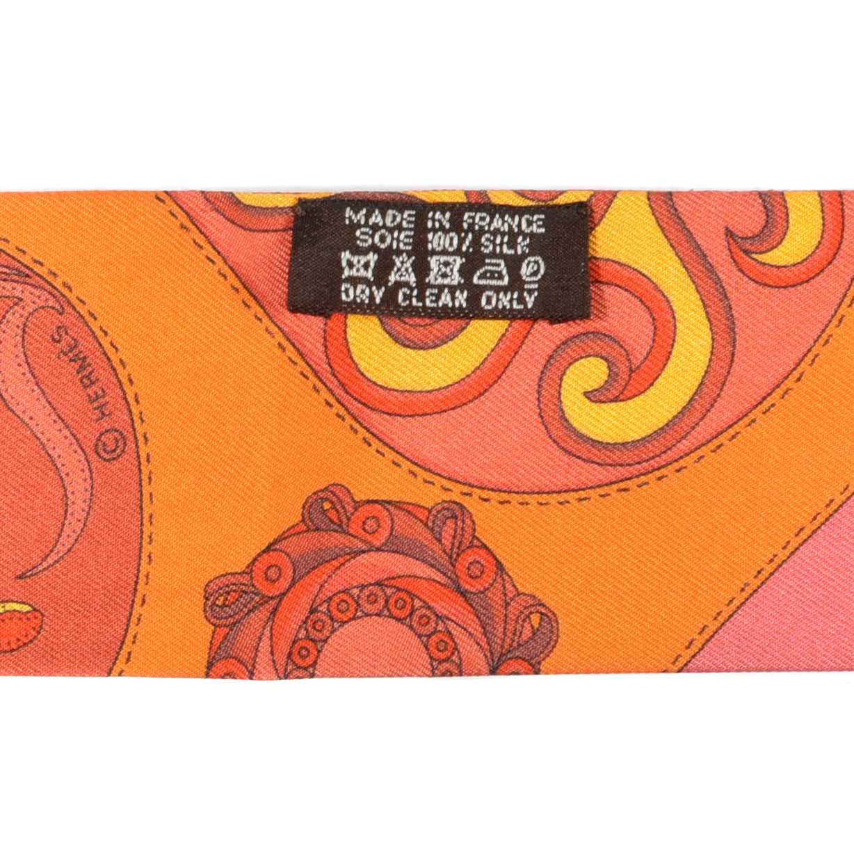 Silk Festival des Amazones Twilly Orange Vermilion Golden Yellow