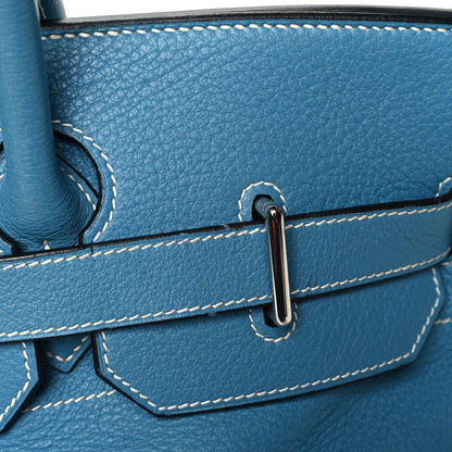 Hermes Taurillon Clemence JPG Birkin 42 Blue Jean 12 of 12