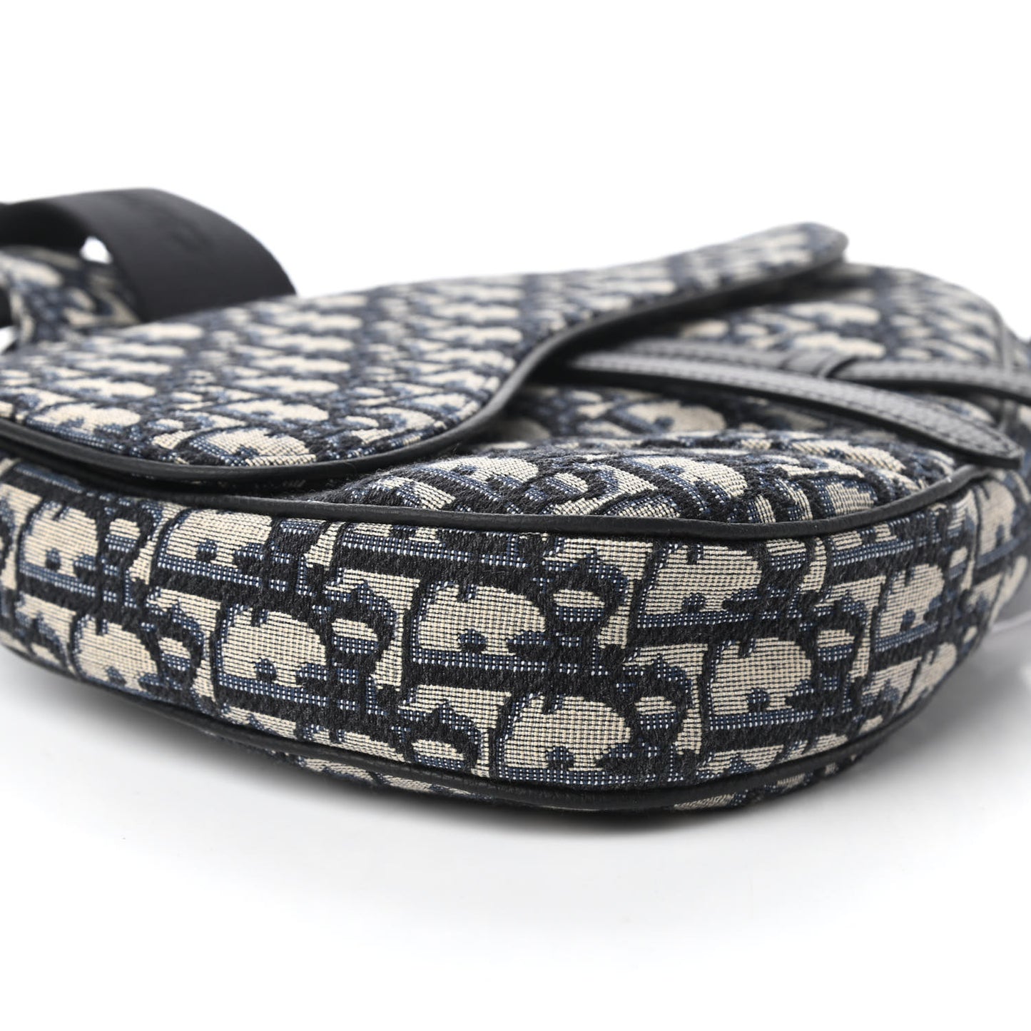 Oblique Mens Saddle Bag Blue