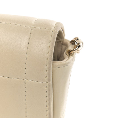 Chanel Lambskin East West Chocolate Bar Flap Ivory 10 of 17