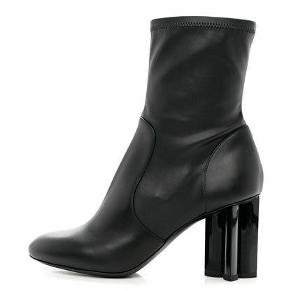 Louis Vuitton Calfskin Silhouette Ankle Boots 38 Black 1 of 7