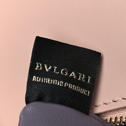 Bulgari Nappa Quilted Calfskin Serpenti Forever Diamond Blast Shoulder Bag Crystal Rose 6 of 12