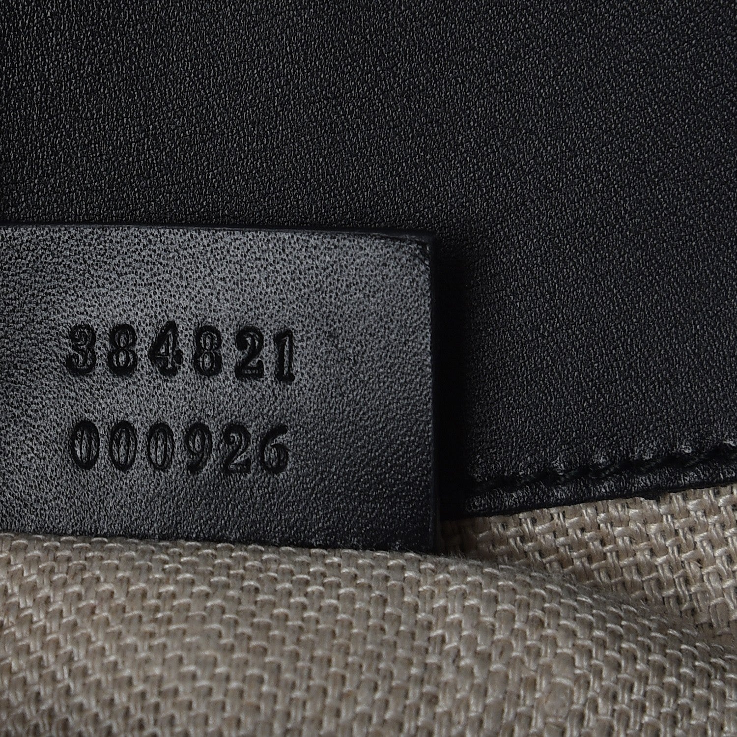 Gucci Monogram Small Lady Web Shoulder Bag Beige Black 8 of 8