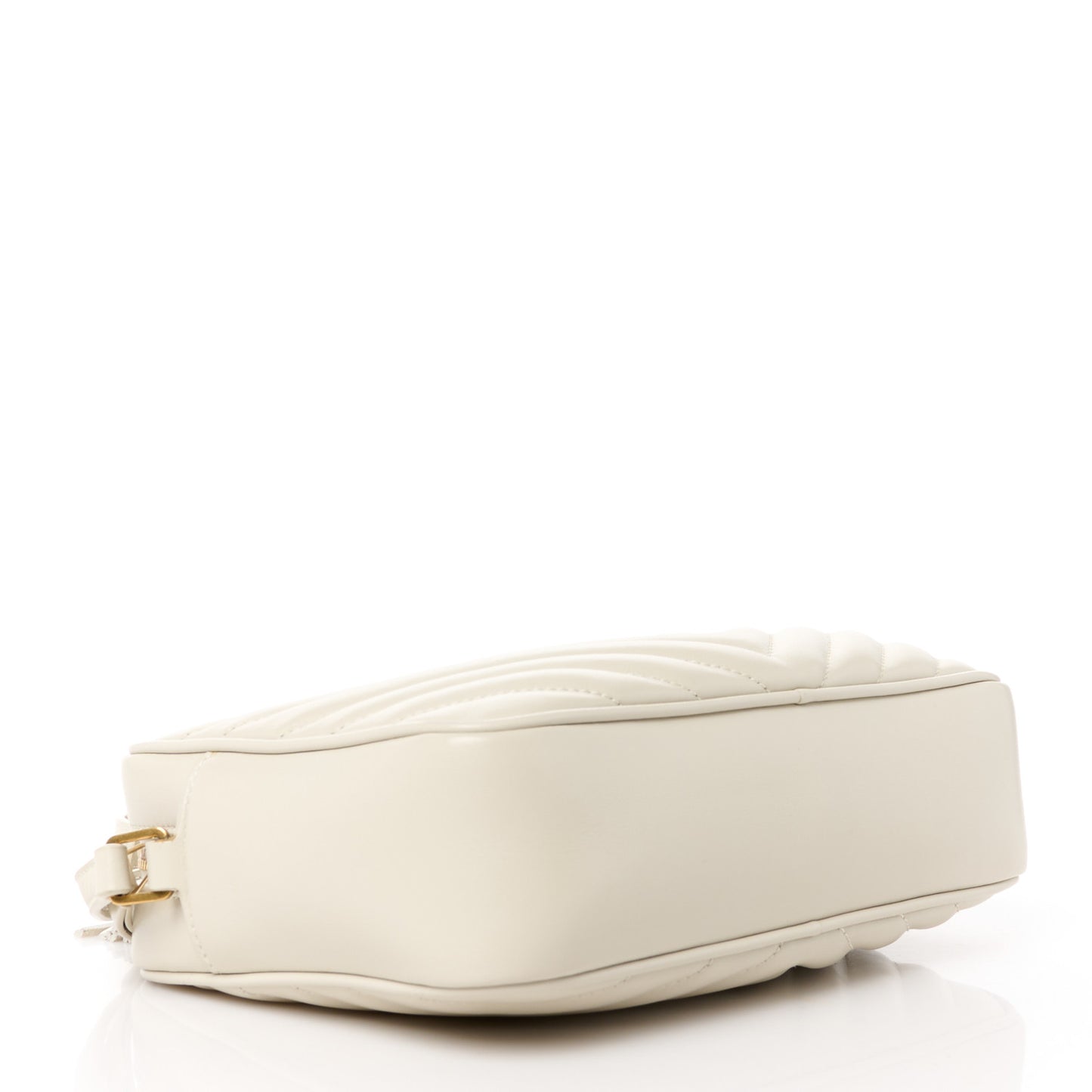 Calfskin Matelasse Monogram Lou Camera Bag Crema Soft