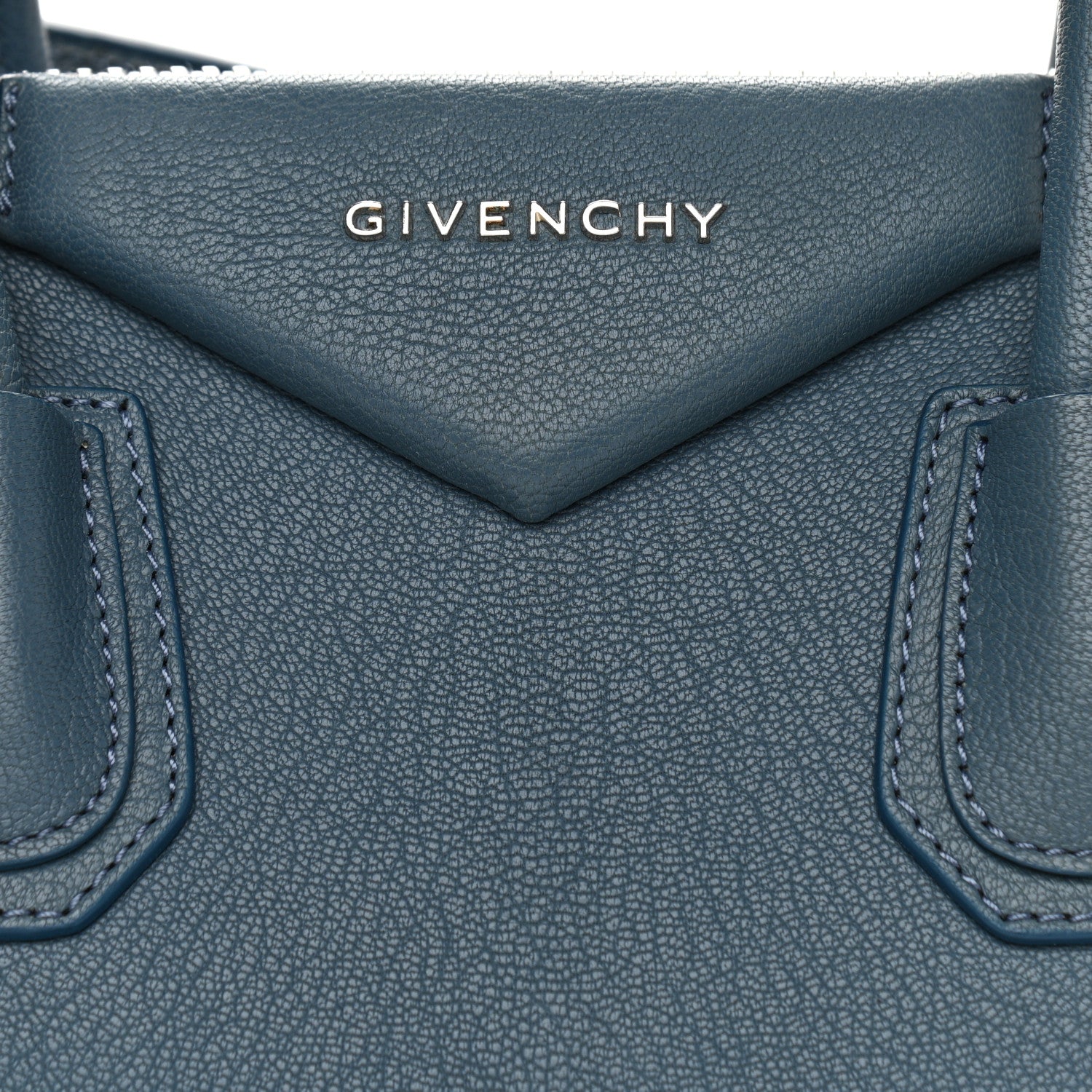 Givenchy Sugar Goatskin Small Antigona Peacock Blue 7 of 10