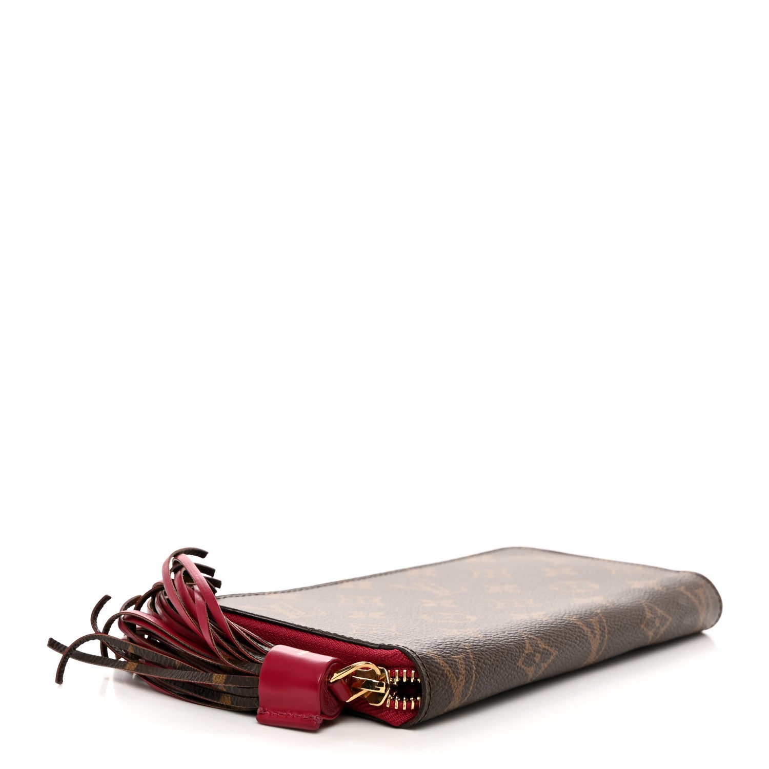 Louis Vuitton Monogram Pompon Zippy Wallet Fuchsia 4 of 8