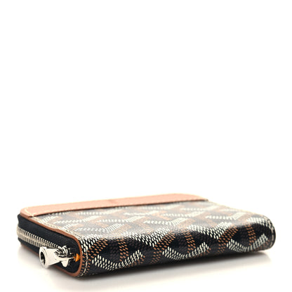 Goyard Goyardine Matignon PM Wallet Black Gold 5 of 8