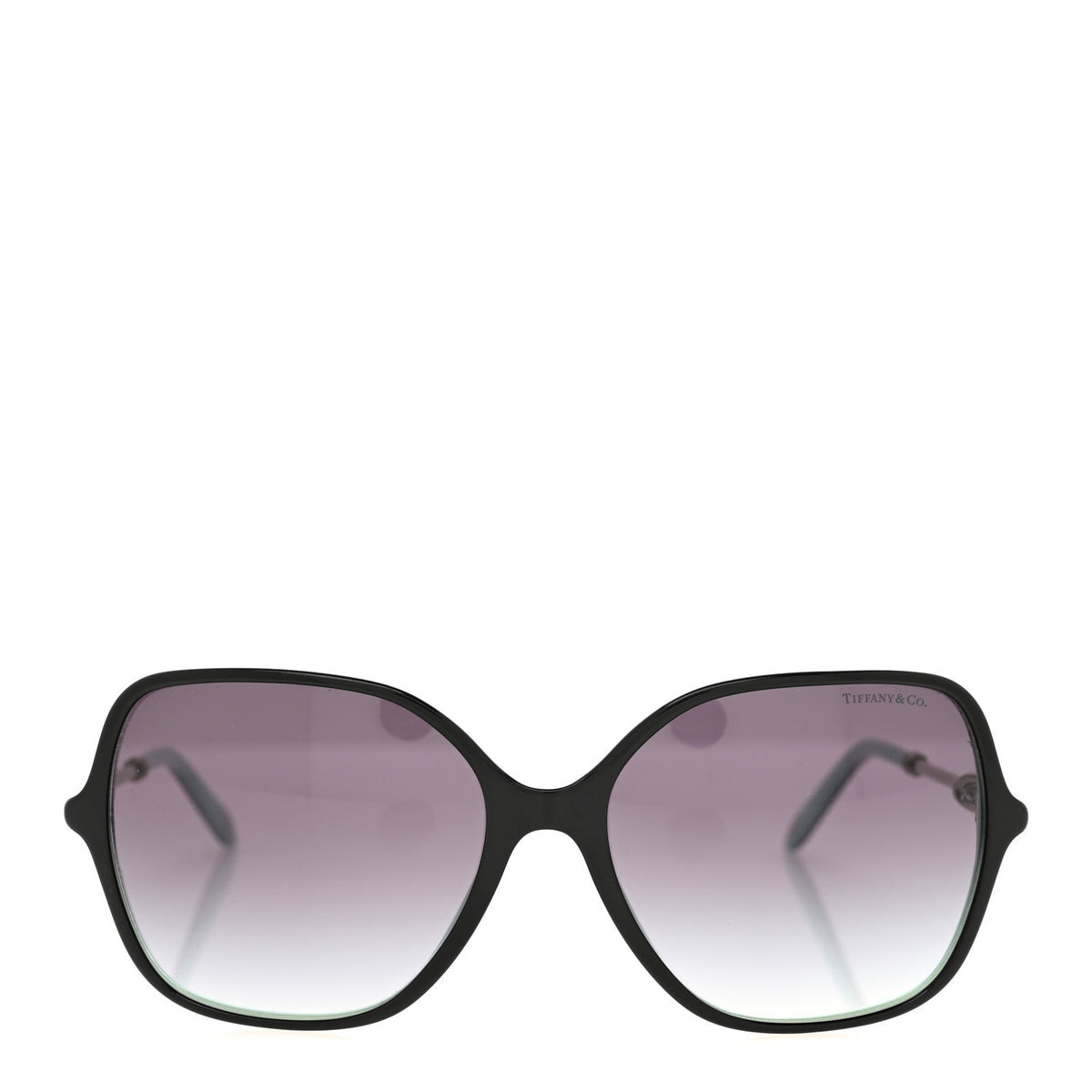 Tiffany Acetate Square Infinity Sunglasses TF4145-B Black Blue 2 of 8