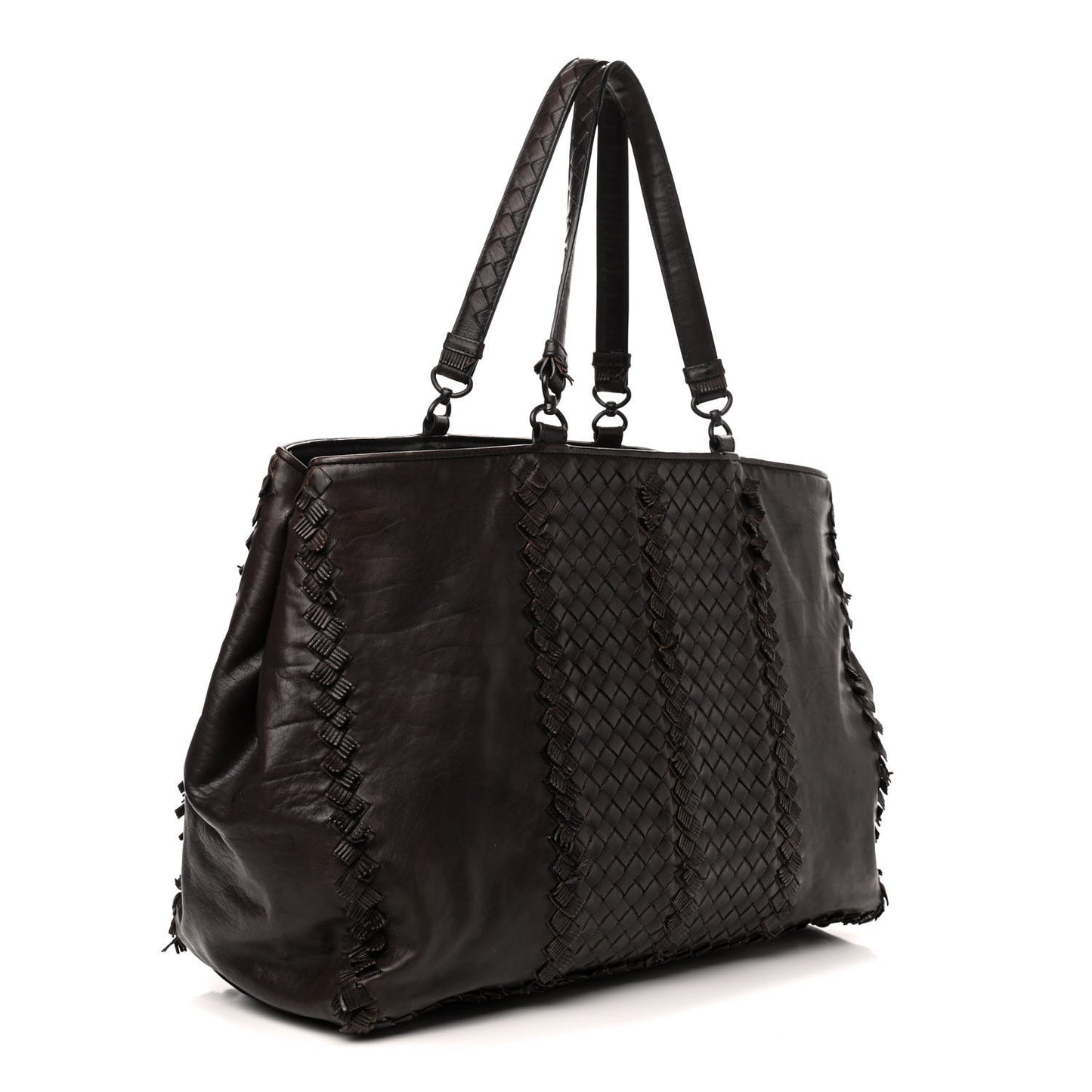Nappa Intrecciato Tote Black