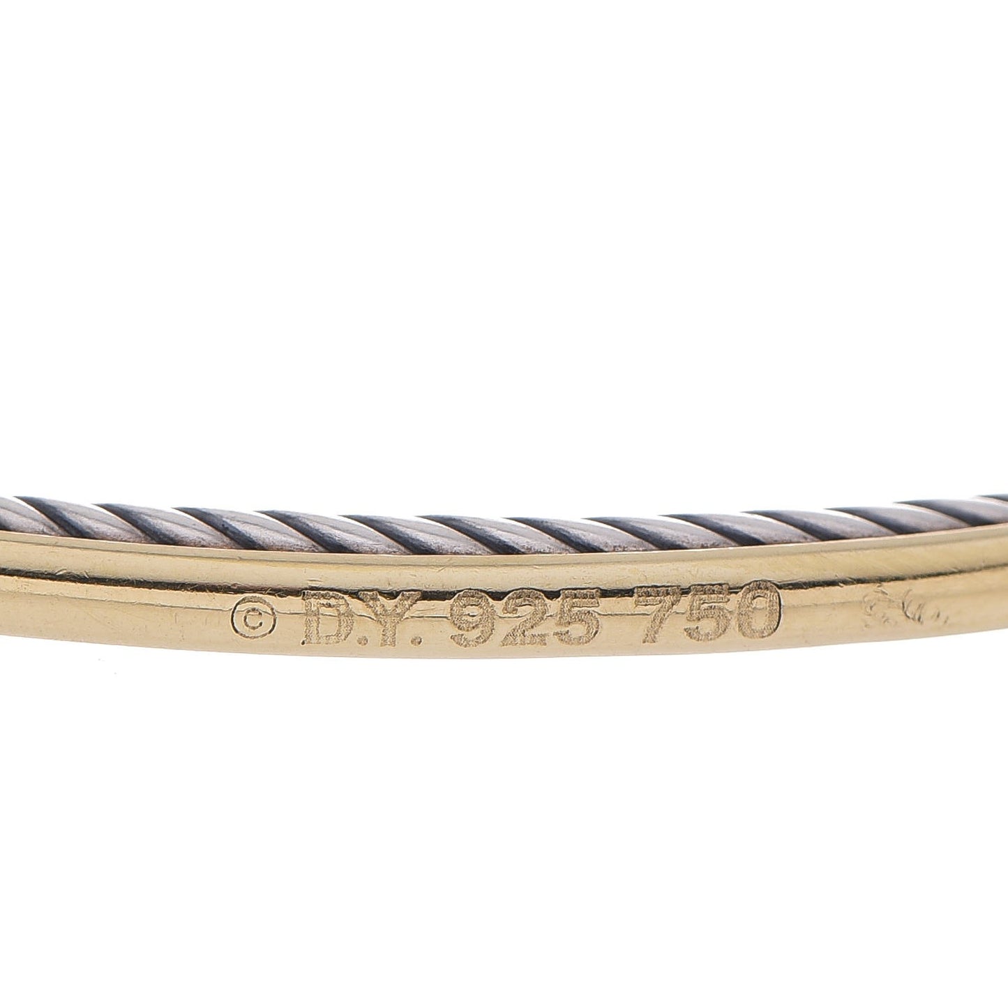 Sterling Silver 18K Yellow Gold Peridot Confetti Bangle Bracelet