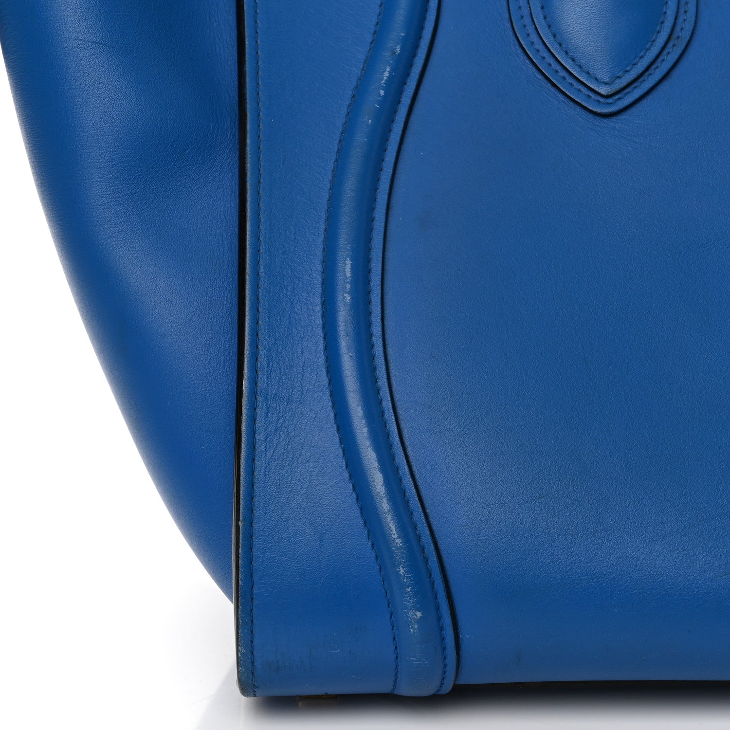 Celine Smooth Calfskin Mini Luggage Royal Blue 14 of 21