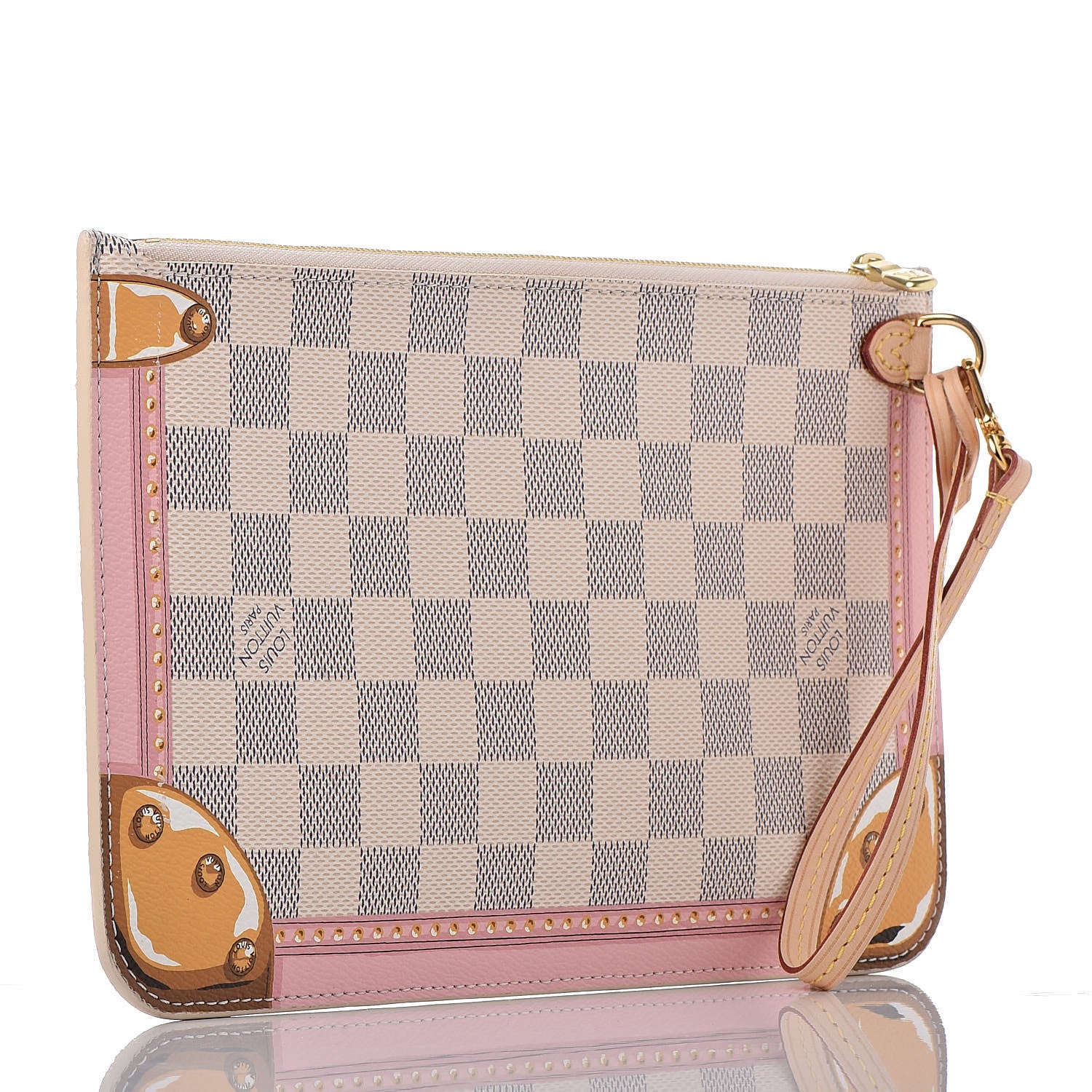 Louis Vuitton Damier Azur Summer Trunks MM GM Pochette 3 of 8