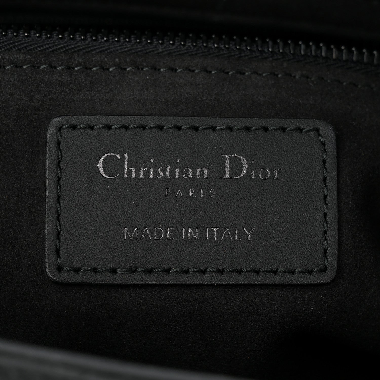 Christian Dior Ultra Matte Calfskin Cannage Medium Lady Dior Black 6 of 10