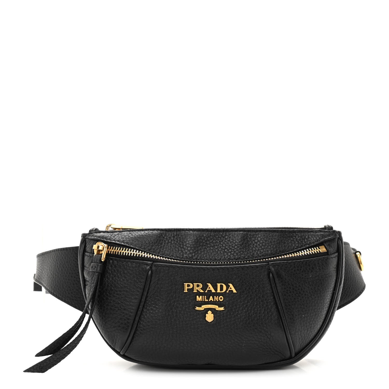 Prada Vitello Daino Small Belt Bag Black 1 of 11