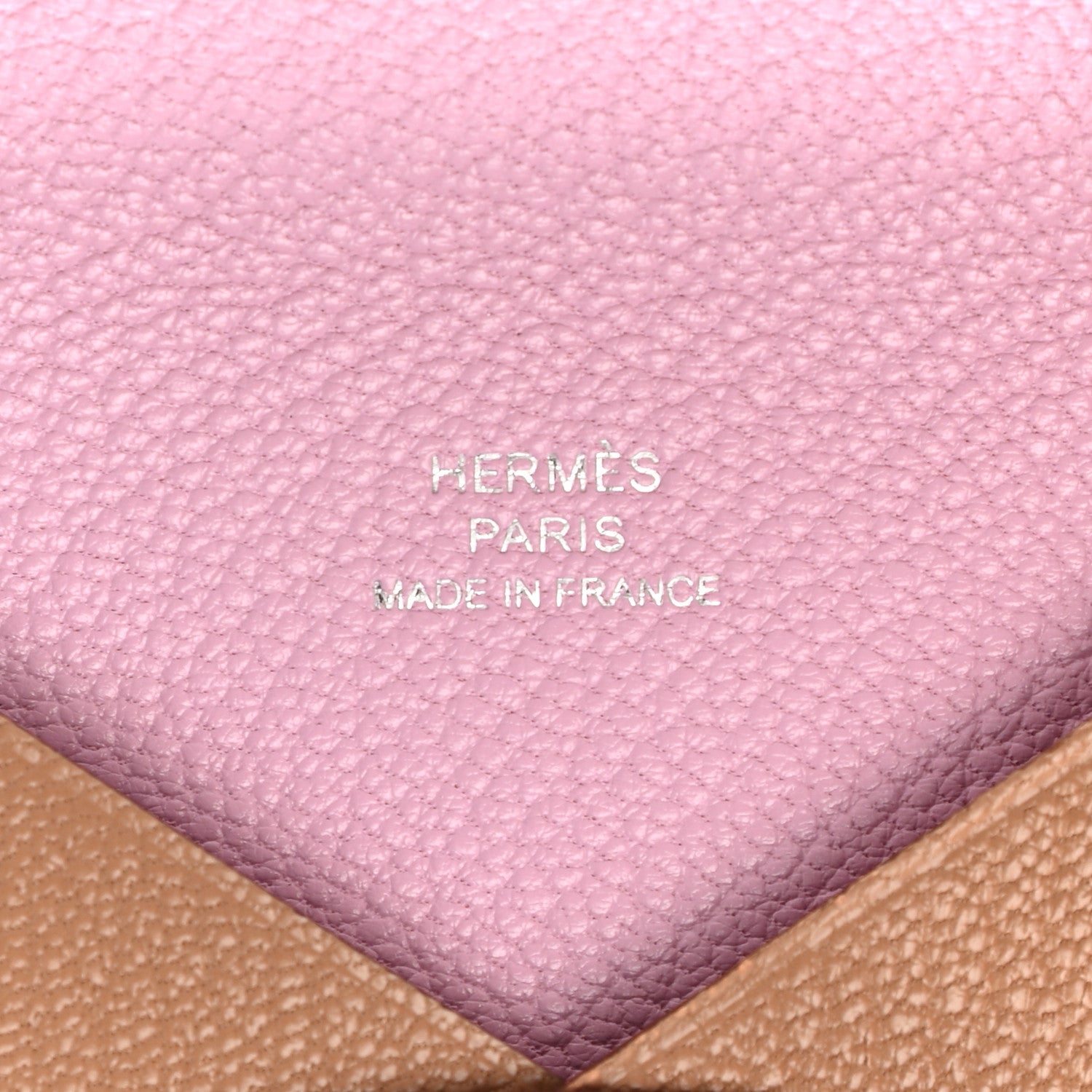 Hermes Chevre Mysore Verso Calvi Card Case Quebracho Mauve Sylvestre 6 of 8