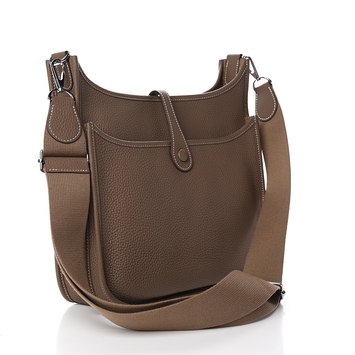 Hermes Taurillon Clemence Evelyne III PM Etoupe 2 of 10