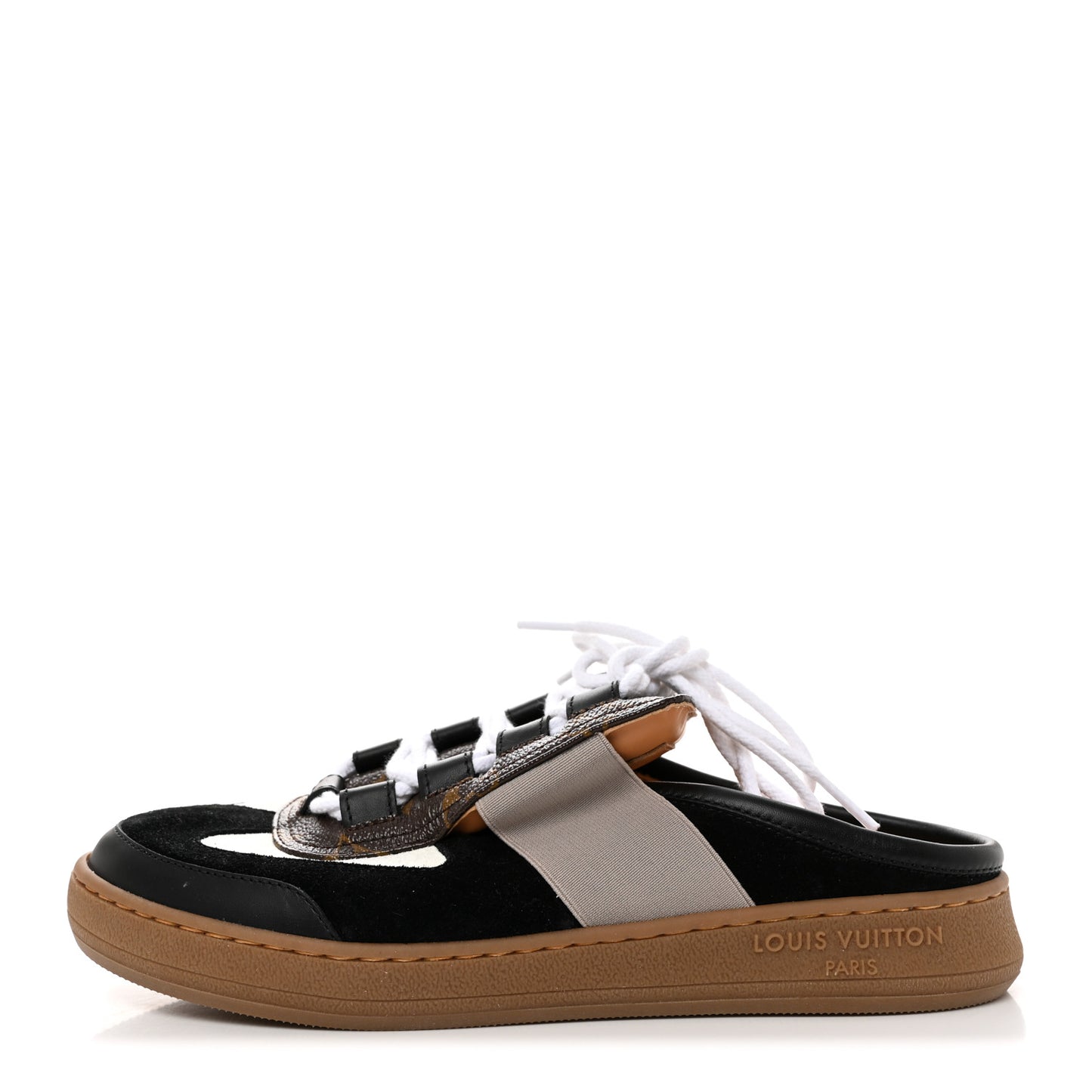 Lous Open Back Sneaker 38 Black