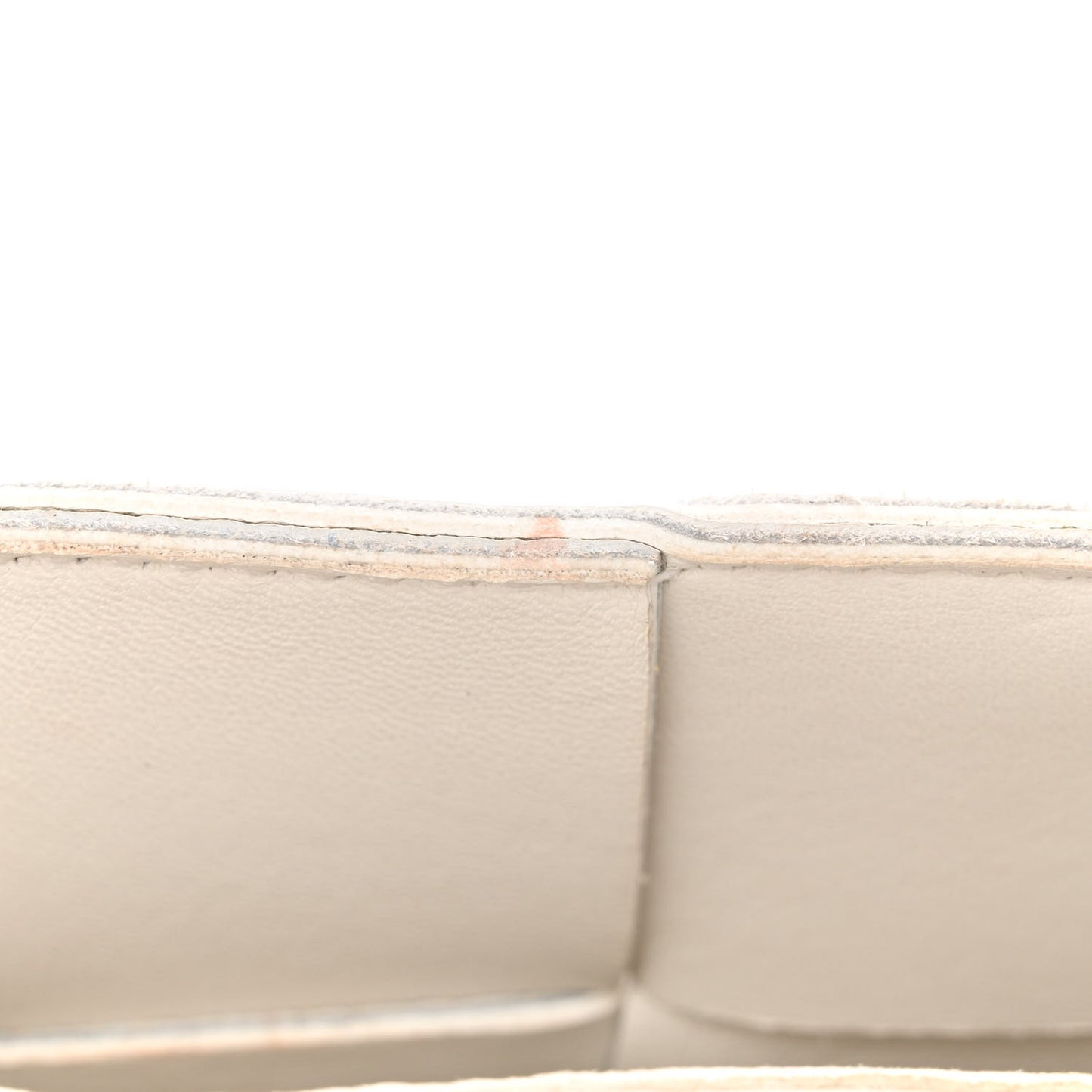 Grained Calfskin Maxi Intrecciato Cassette Crossbody Bag White