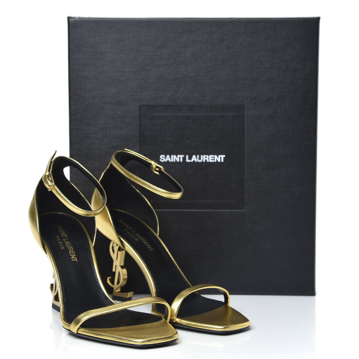 Calfskin Opyum 85 Sandals 36 Oro