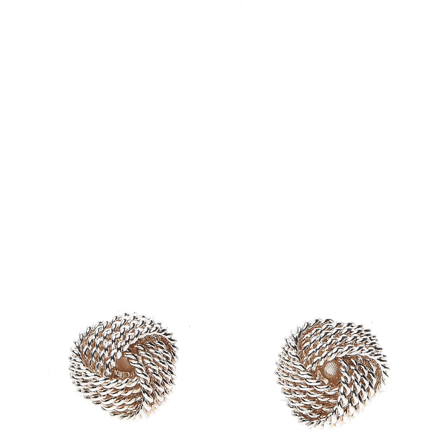 Sterling Silver Twist Knot Earrings
