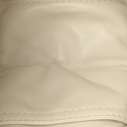 Bottega Veneta Lambskin Padded Lock Tote White 6 of 12